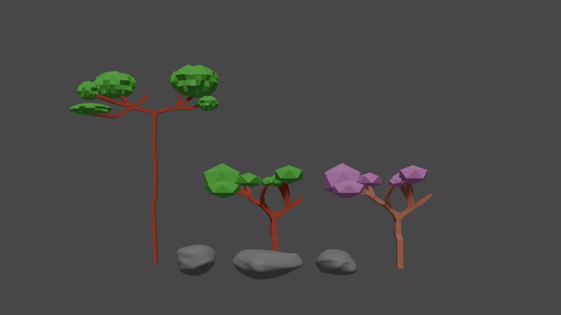 Forset Asset Free low-poly 3D model