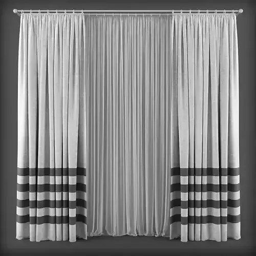 Curtain 3D model 135