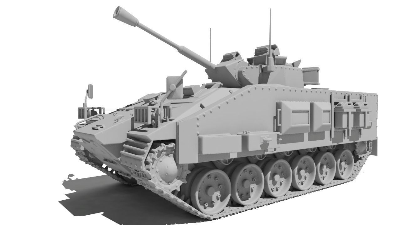 Tank for 3D print 3D print model_2