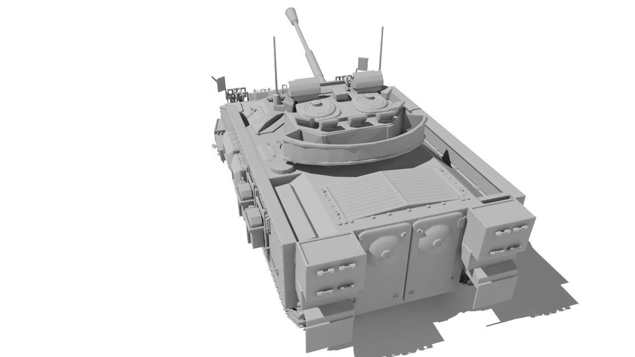 Tank for 3D print 3D print model_3