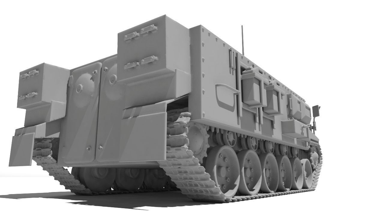 Tank for 3D print 3D print model_8