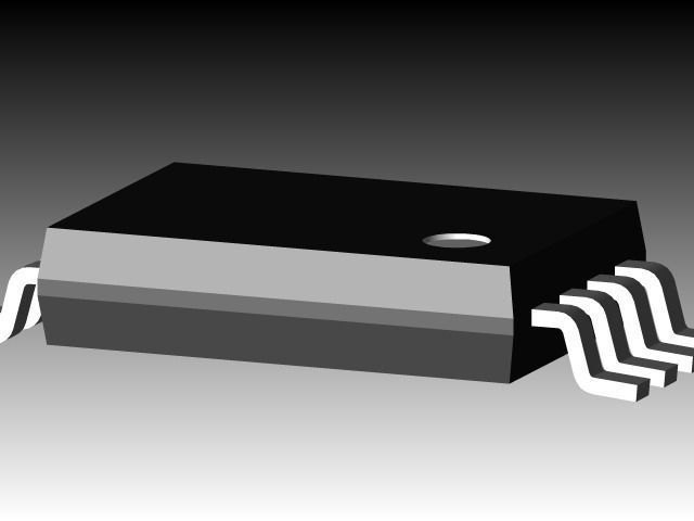 Electronic Components Packages Free 3D model