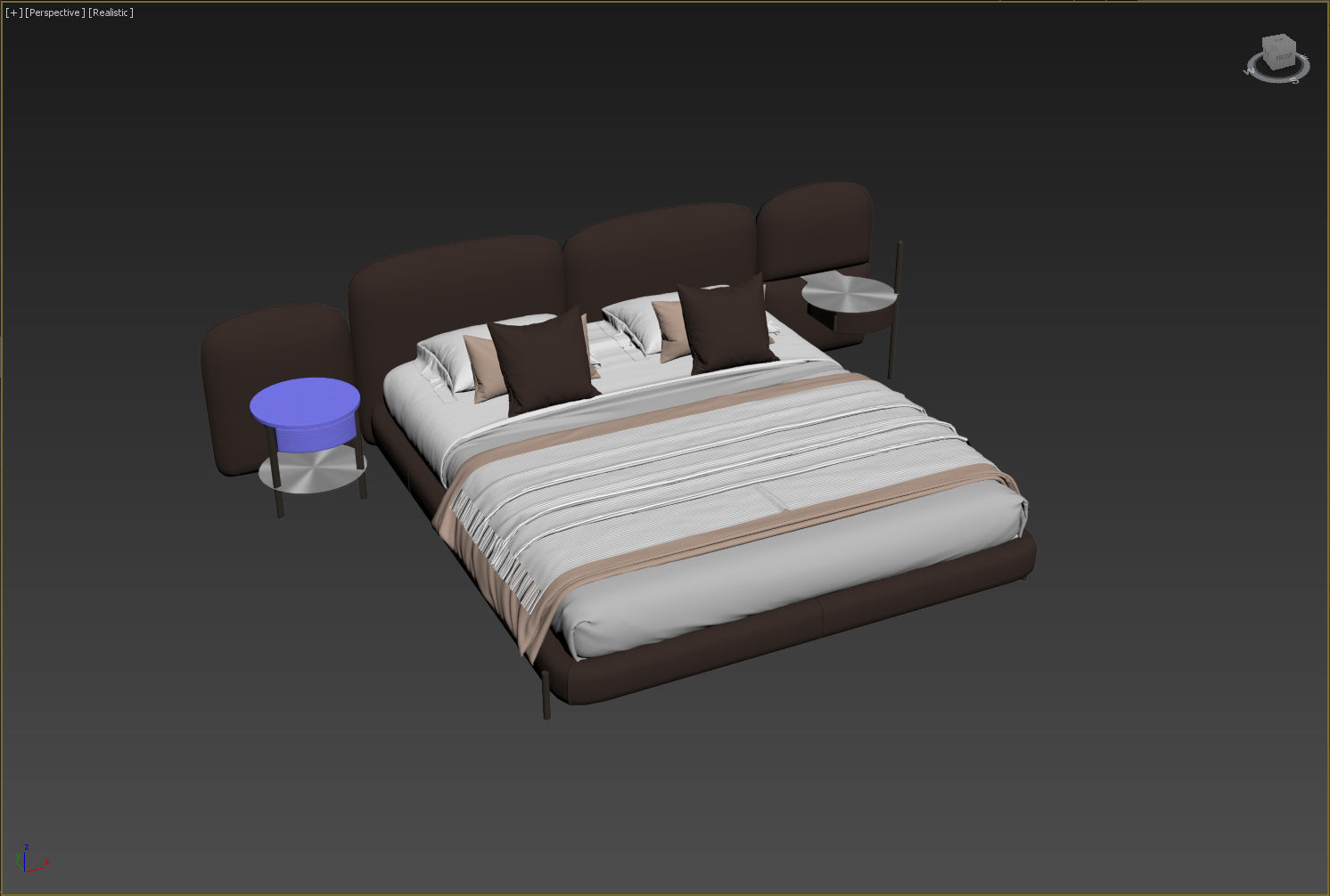 Baxter Stone Bed 3D model_13