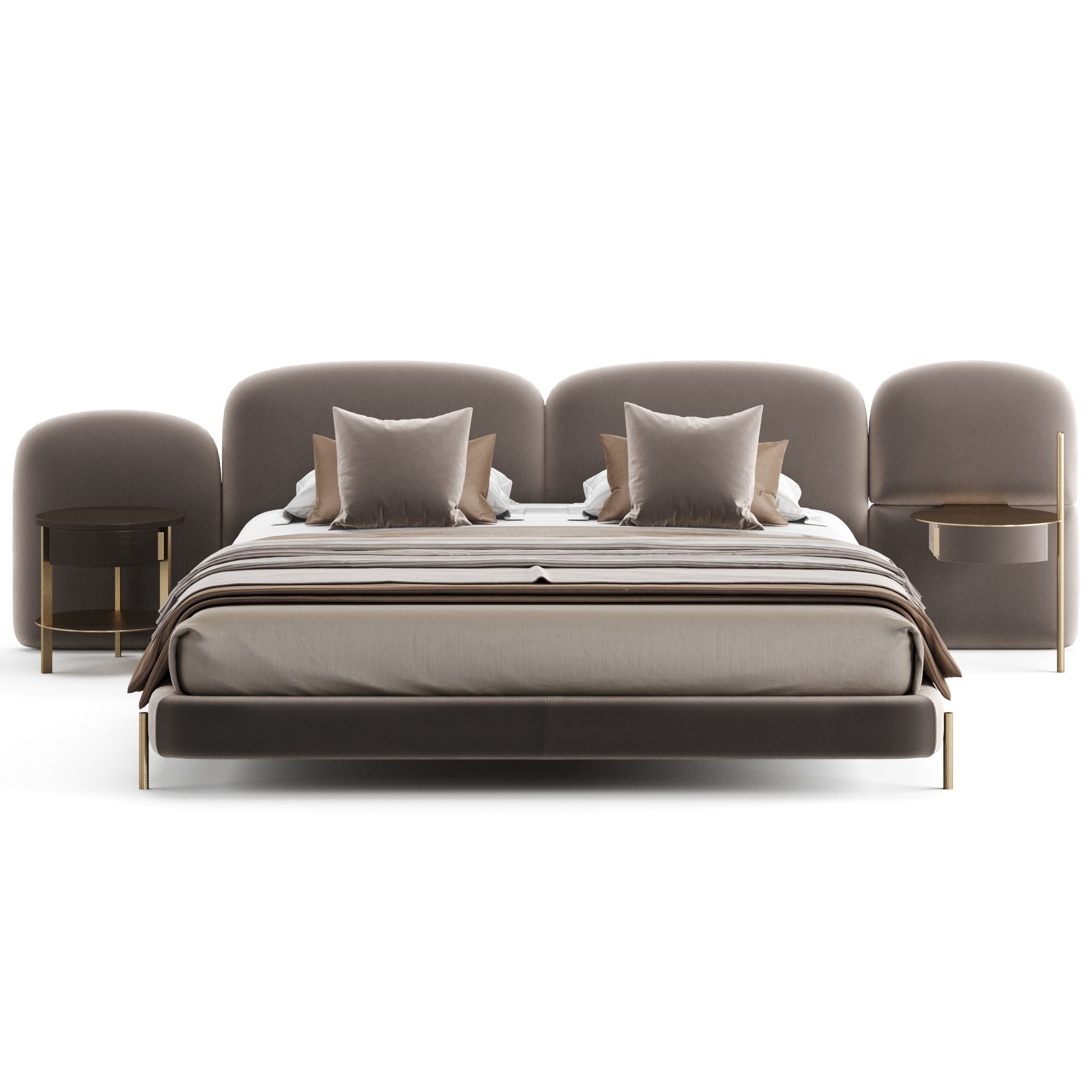 Baxter Stone Bed 3D model_1