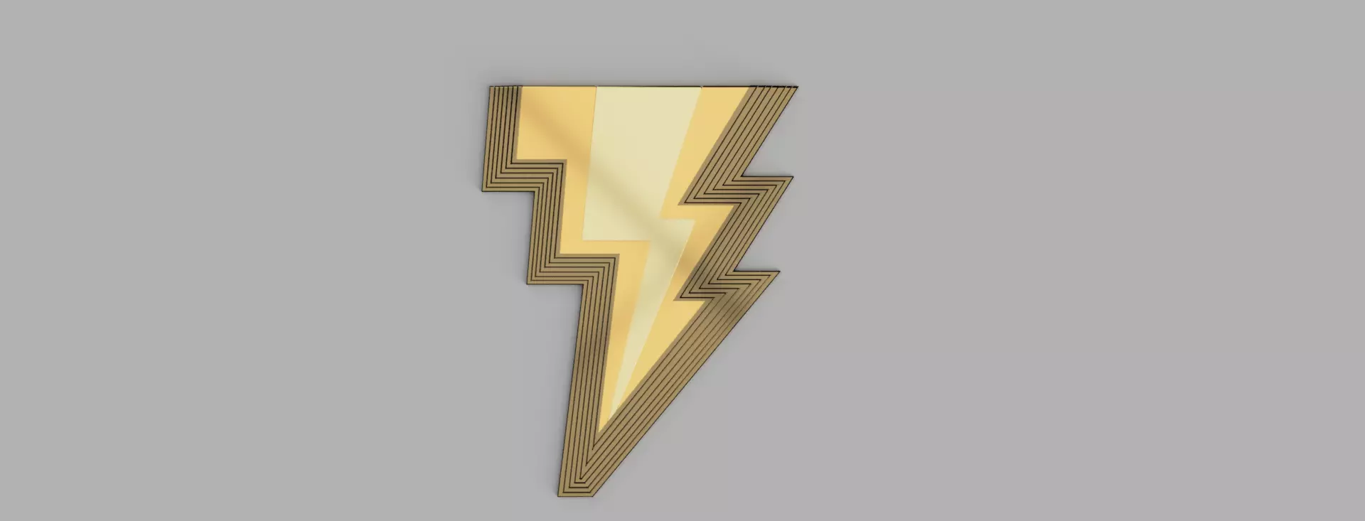 Shazam fury of the gods emblem 3D print model_0