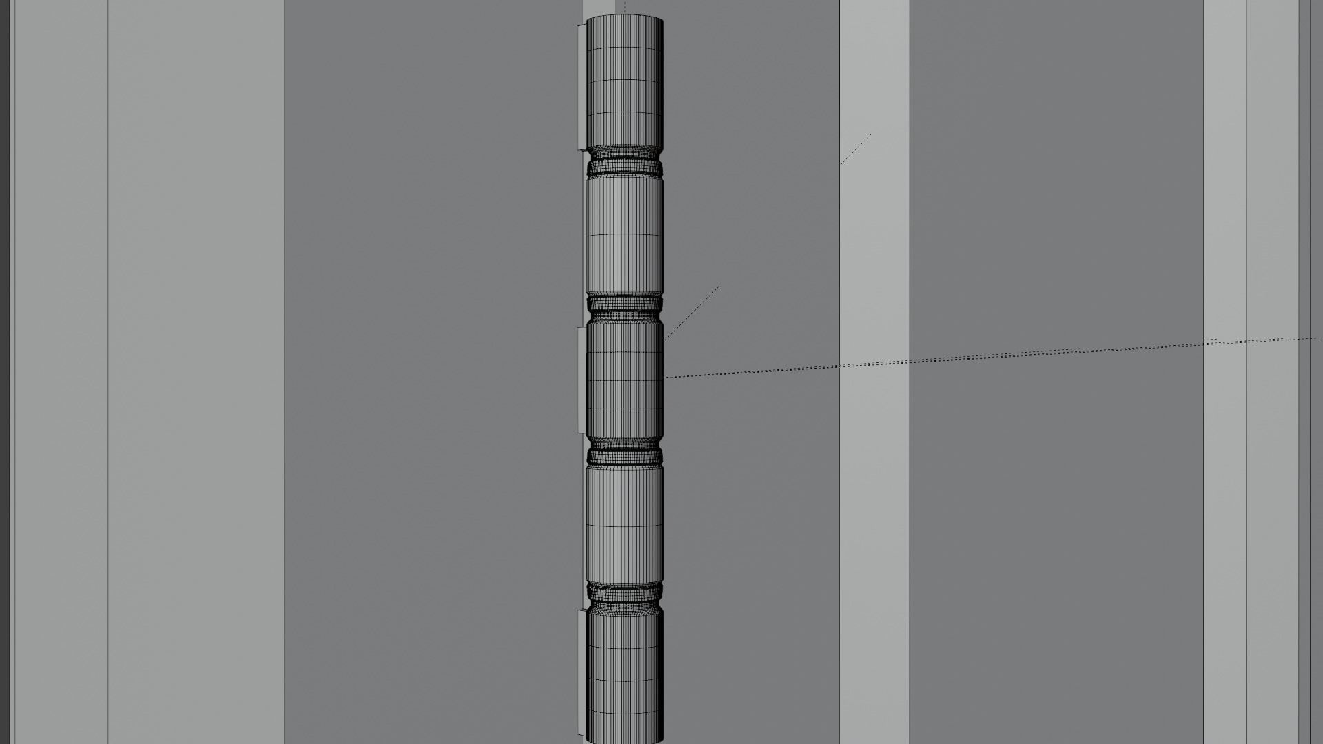 Simple Wooden door with animated 3D model_13