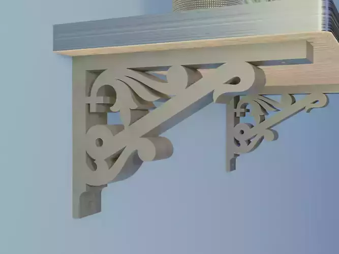 Shelf Bracket  4 3D print model