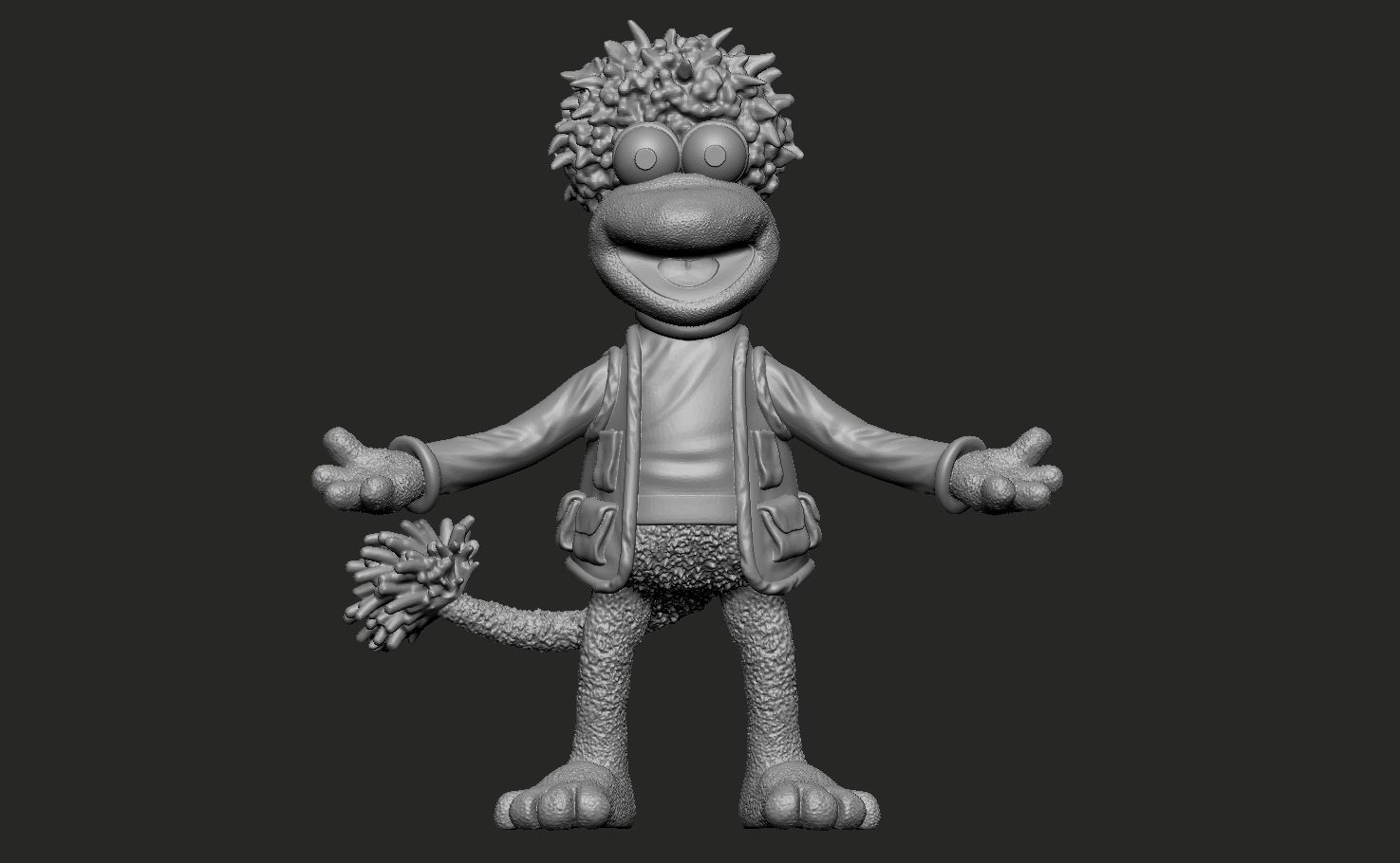 Fraggle Rock Gobo colored  3D print model_12