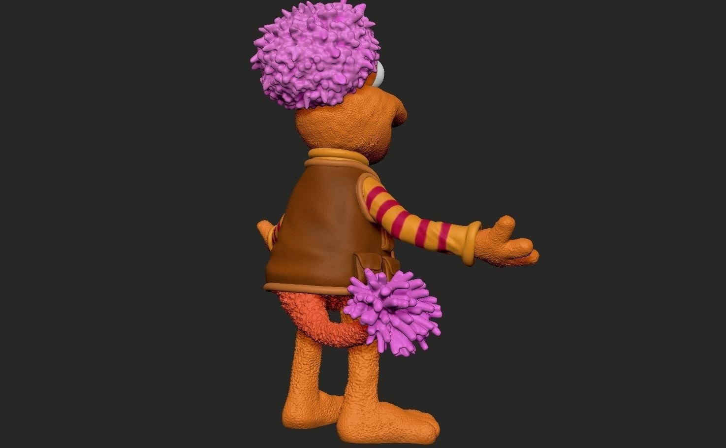 Fraggle Rock Gobo colored  3D print model_6
