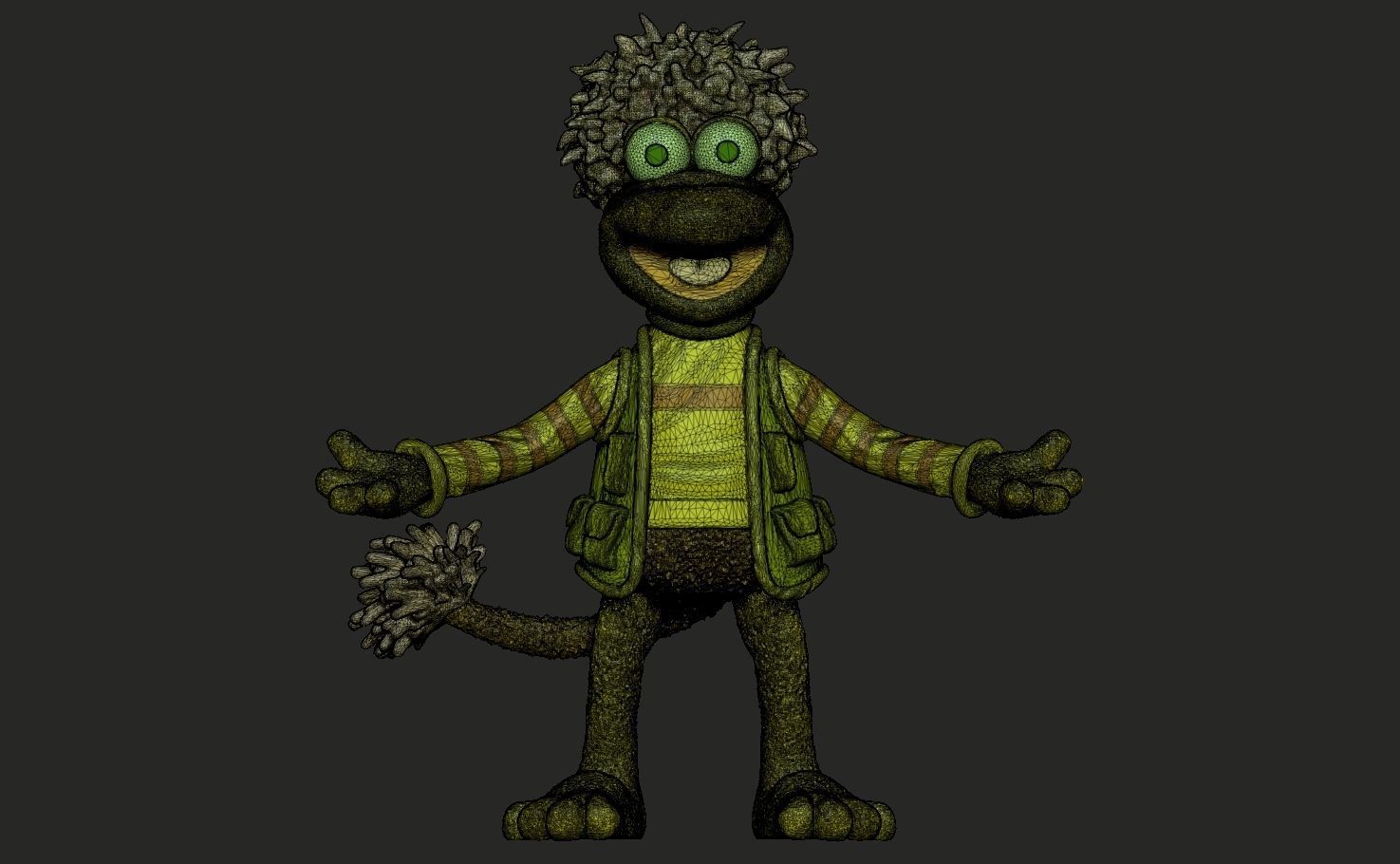 Fraggle Rock Gobo colored  3D print model_13
