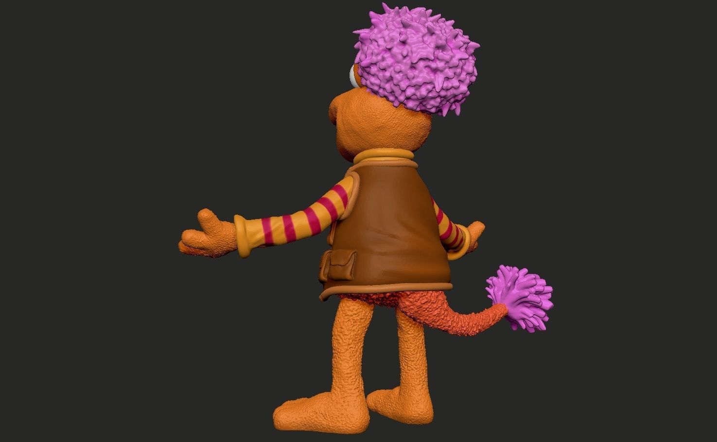 Fraggle Rock Gobo colored  3D print model_4