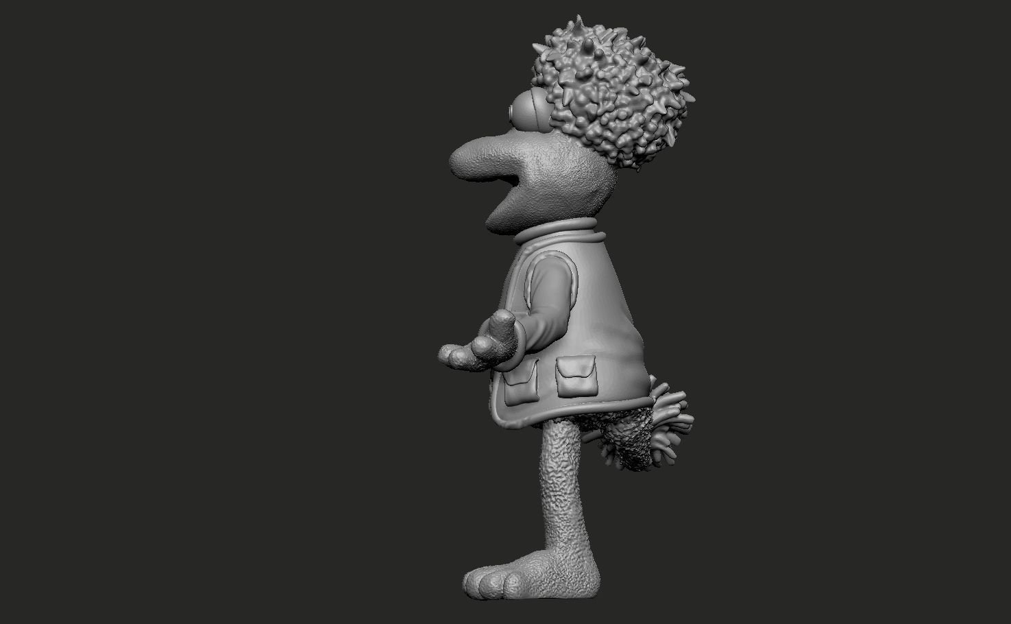 Fraggle Rock Gobo colored  3D print model_9