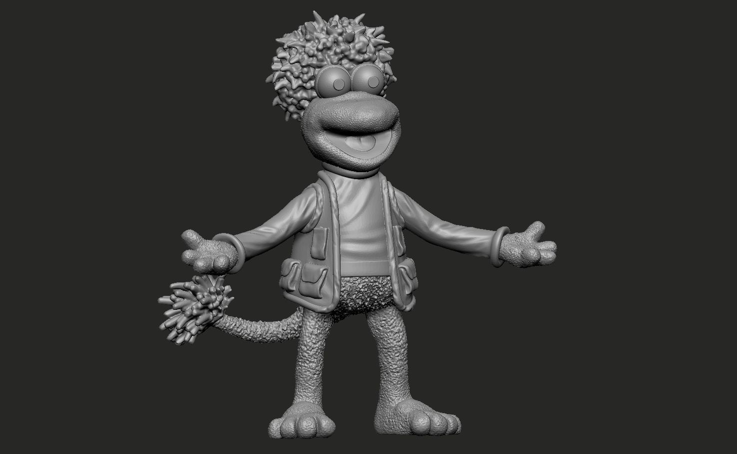 Fraggle Rock Gobo colored  3D print model_10