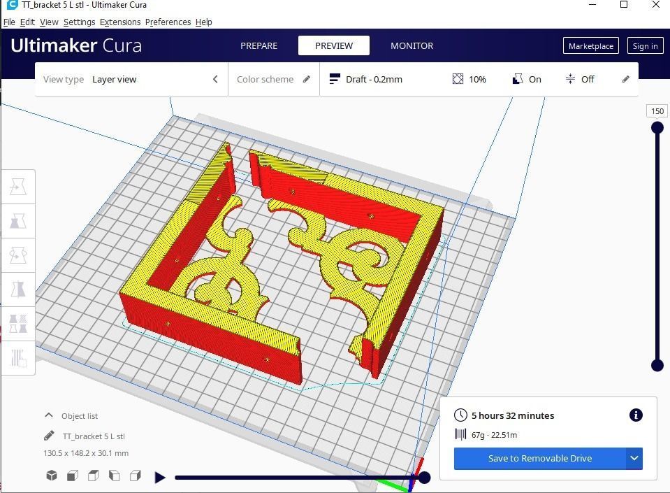 Shelf Bracket 5 3D print model_8