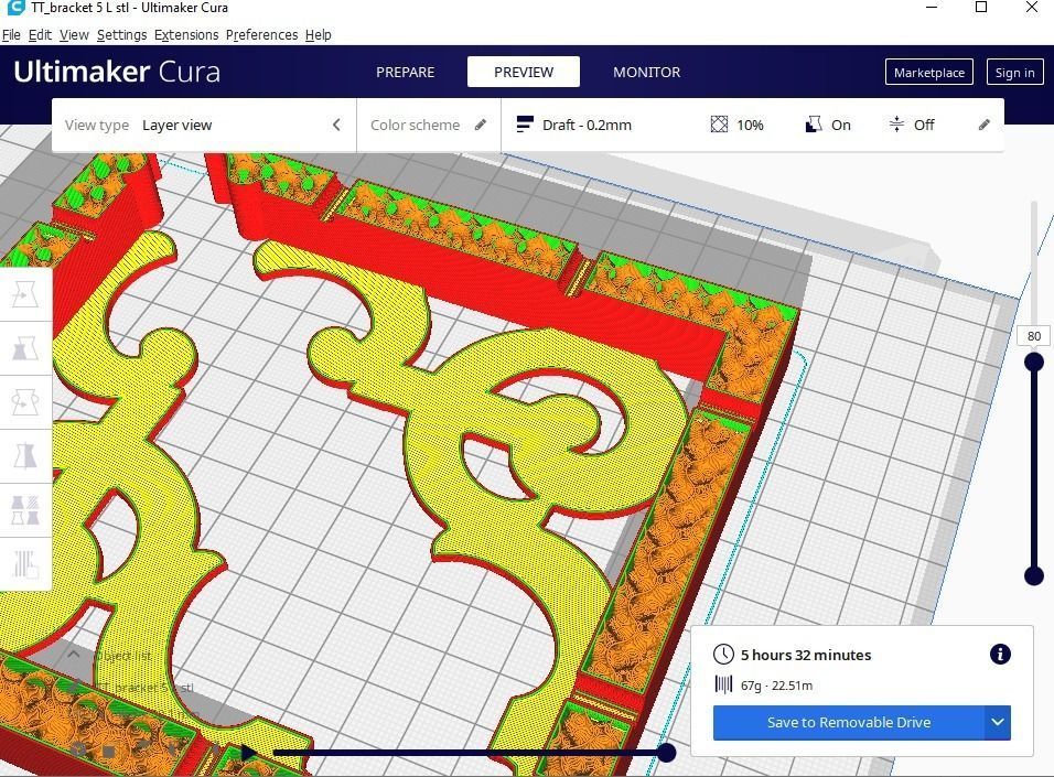 Shelf Bracket 5 3D print model_9