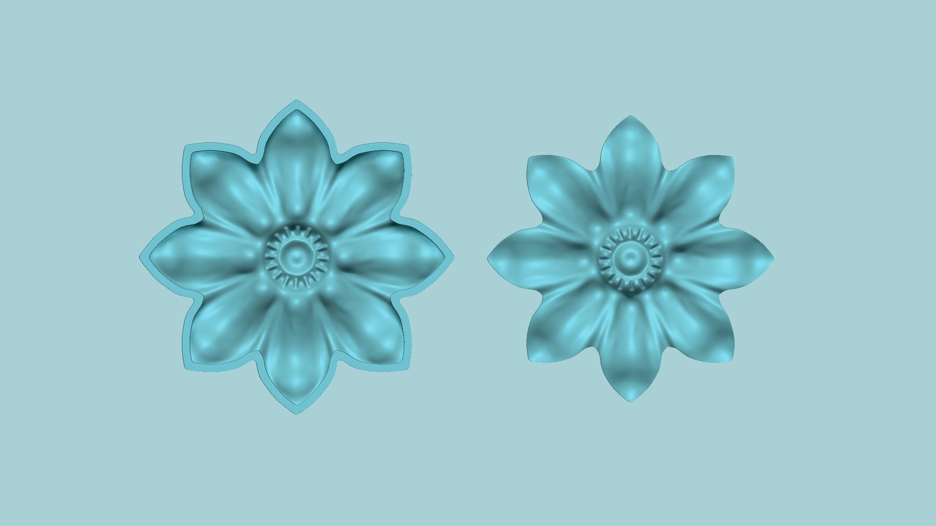 Daisy Flower - Molding Arrangement EVA Foam Craft Free 3D print model_3