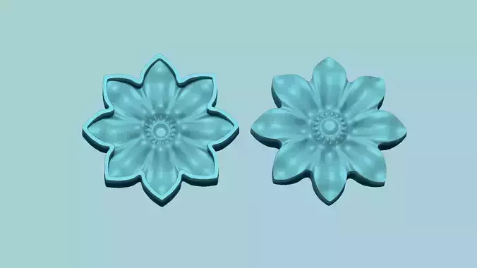 Daisy Flower - Molding Arrangement EVA Foam Craft Free 3D print model