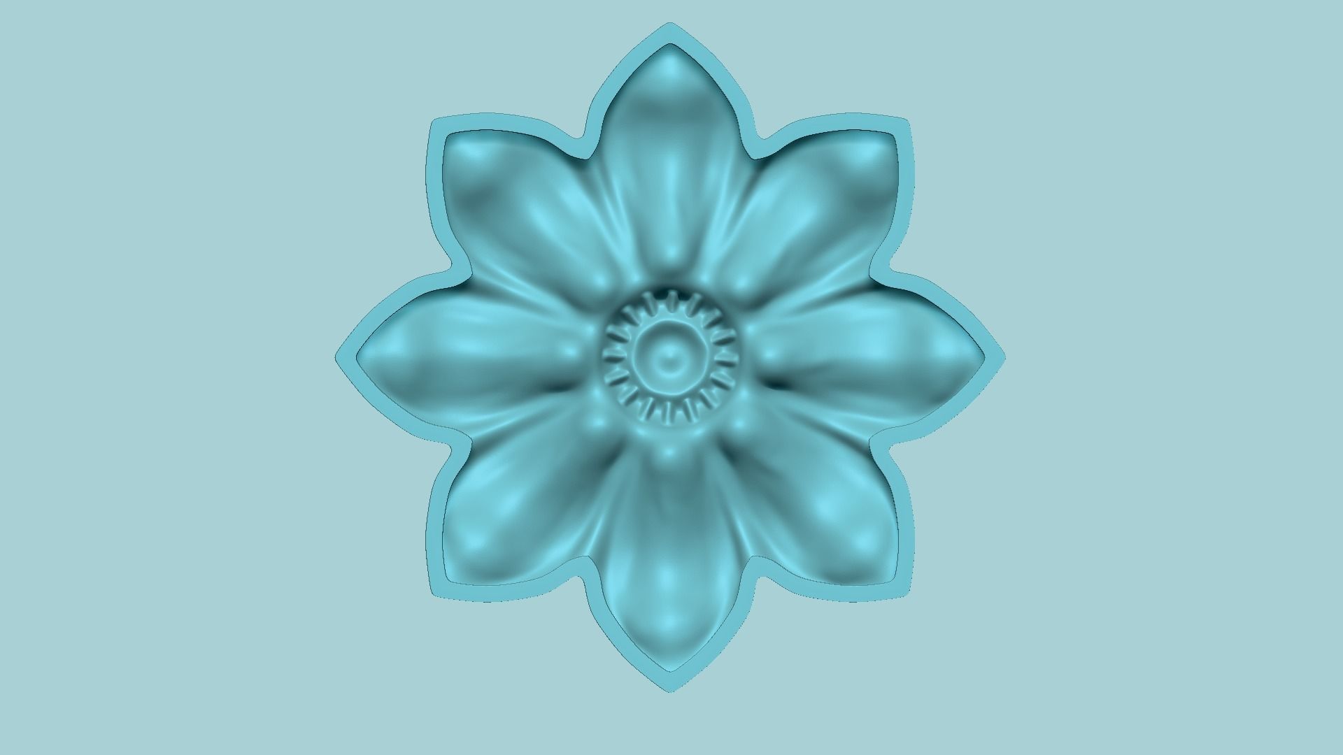 Daisy Flower - Molding Arrangement EVA Foam Craft Free 3D print model_7