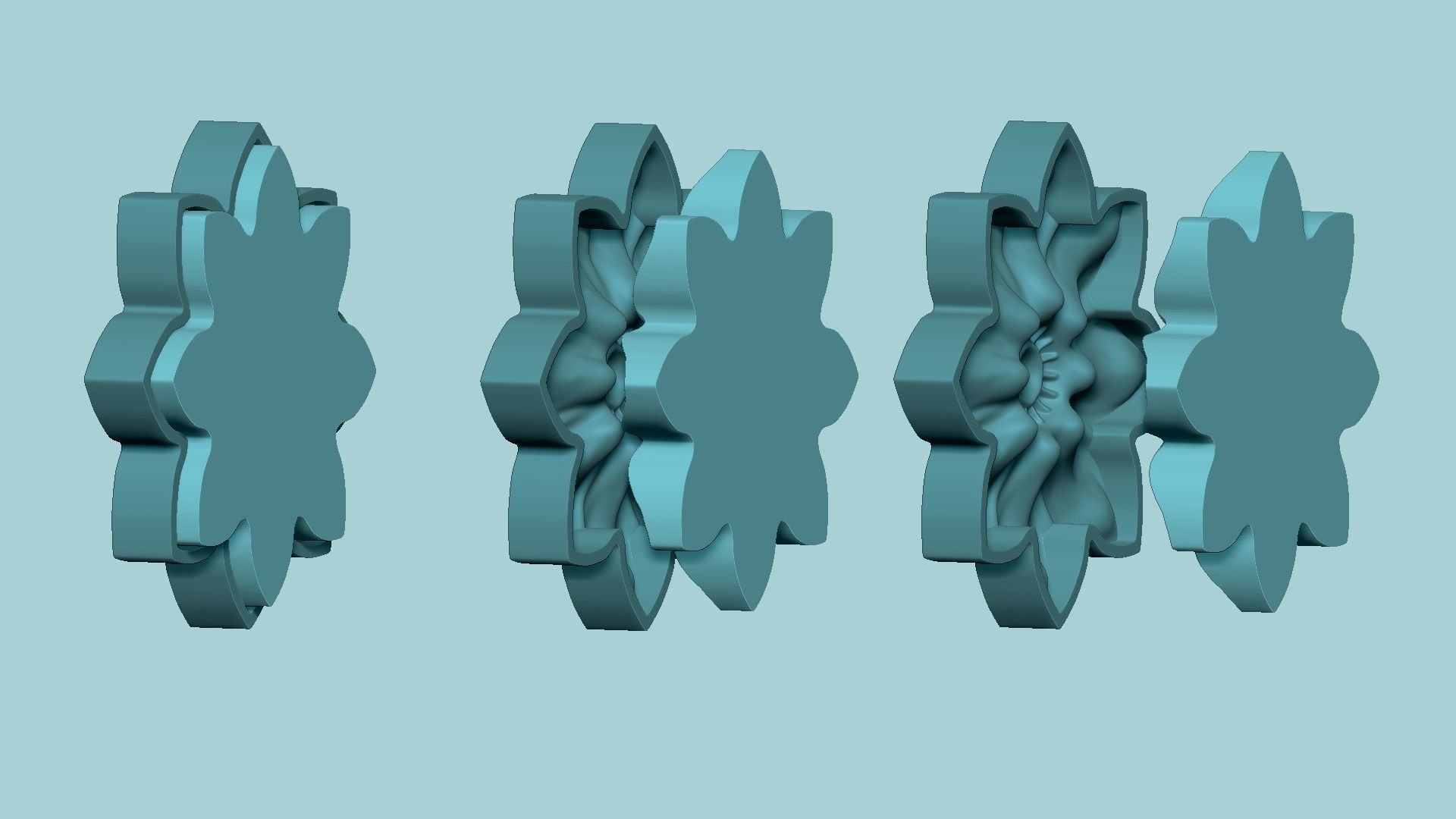 Daisy Flower - Molding Arrangement EVA Foam Craft Free 3D print model_4