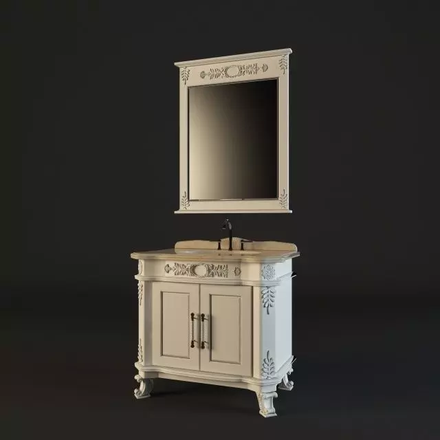 sink classical 3D model_0