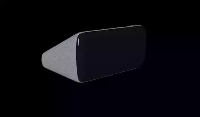 Smart clock with google asisstant 3D model