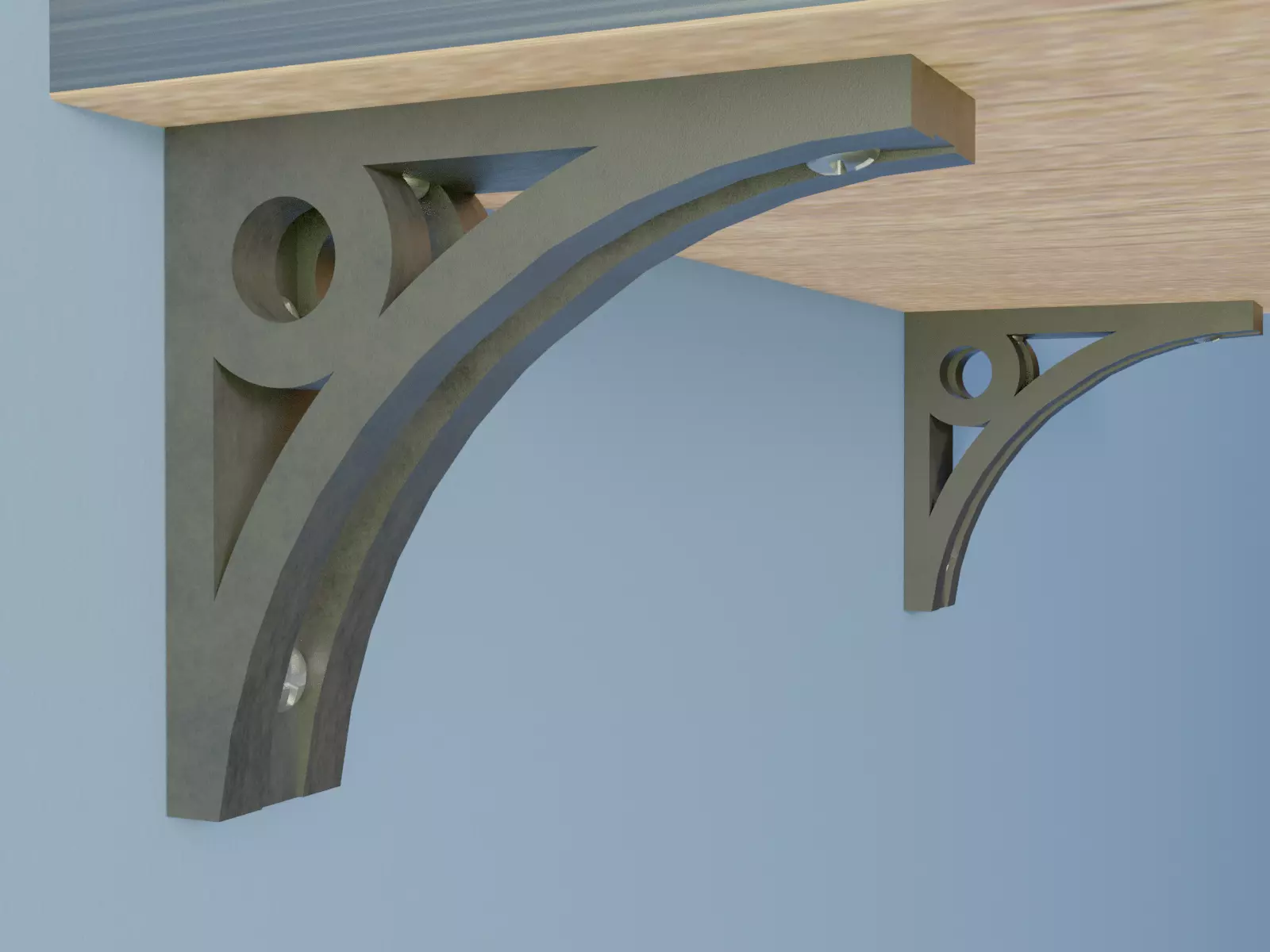 Shelf Bracket 6 3D print model