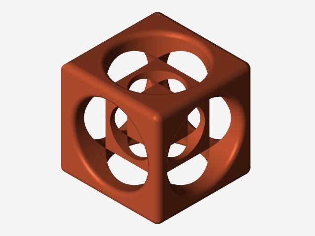 cubes within a cube Free 3D model_2