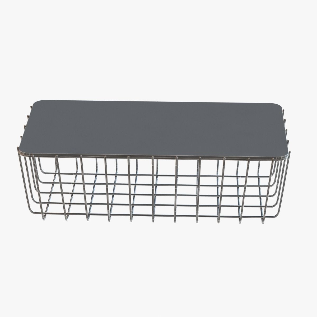 Blu Dot Scamp Large Table - Marble Top 3D model_8