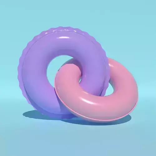 Inflatable swim rings