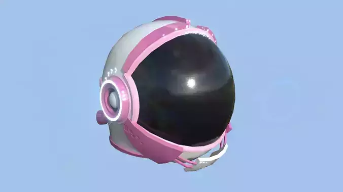 Astronaut Helmet 06 - Pink Female - Character Design Fashion