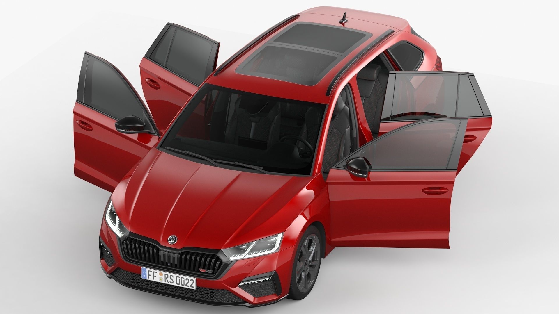 Skoda Octavia RS Combi 2020 3D model_12
