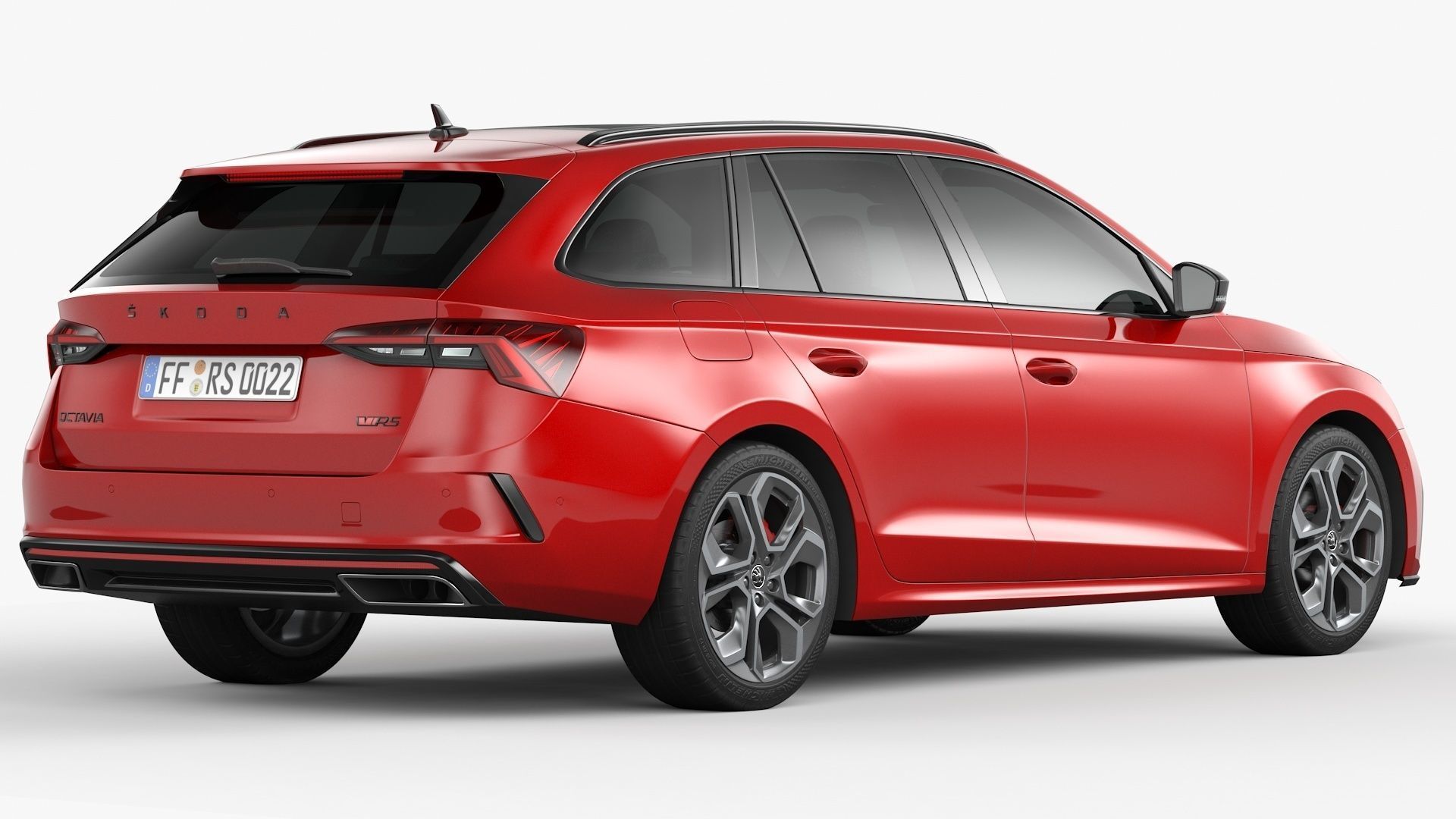 Skoda Octavia RS Combi 2020 3D model_1