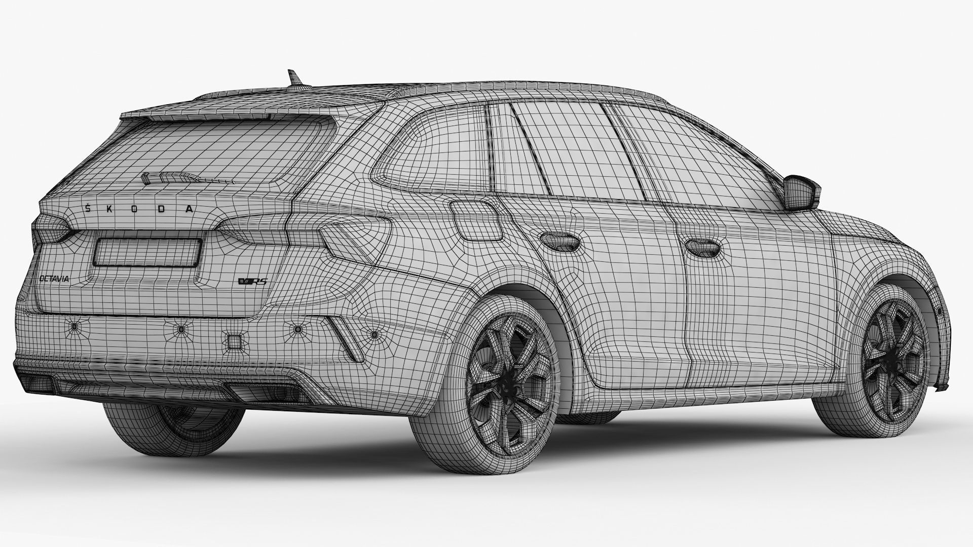 Skoda Octavia RS Combi 2020 3D model_22