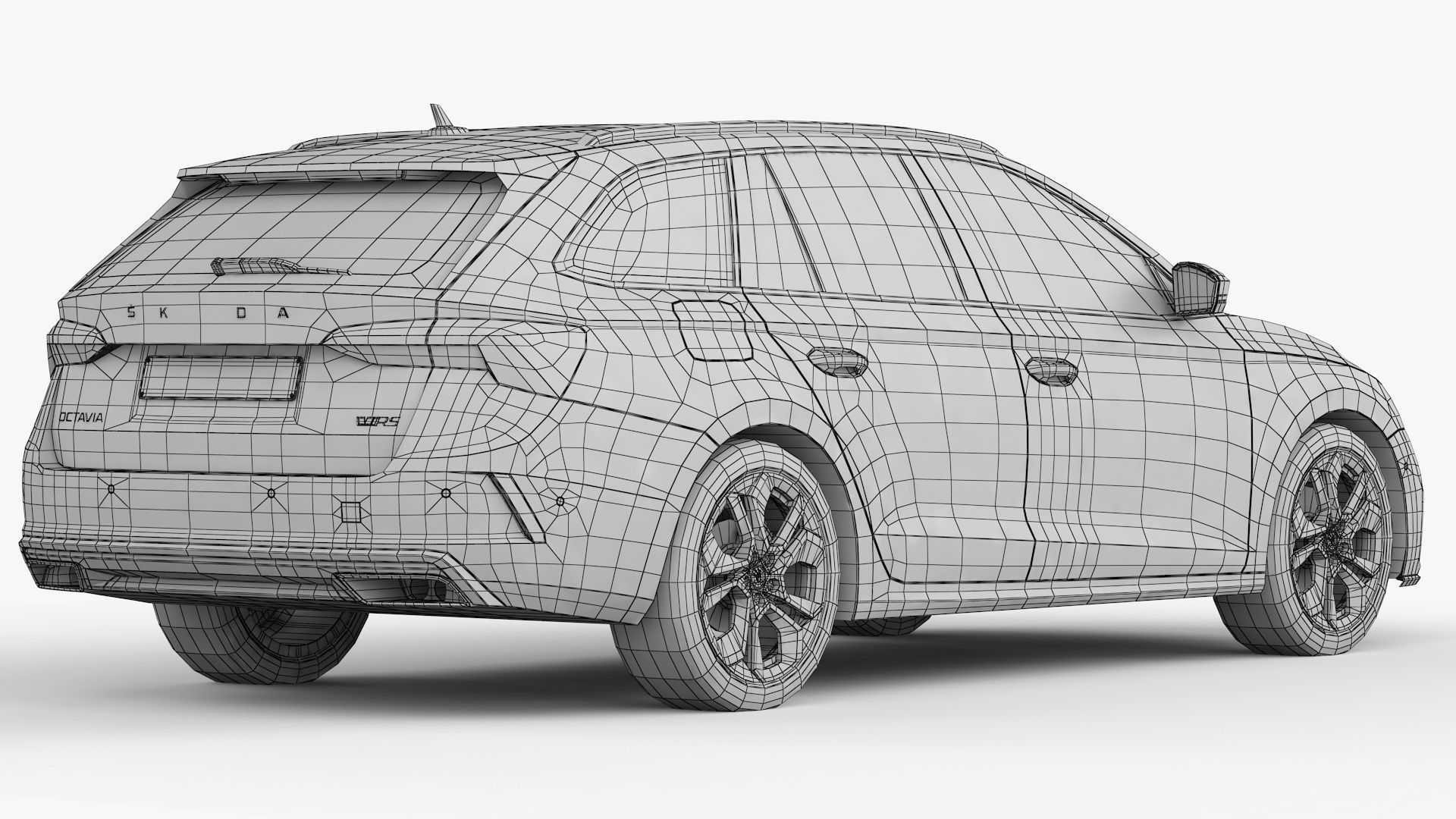 Skoda Octavia RS Combi 2020 3D model_21