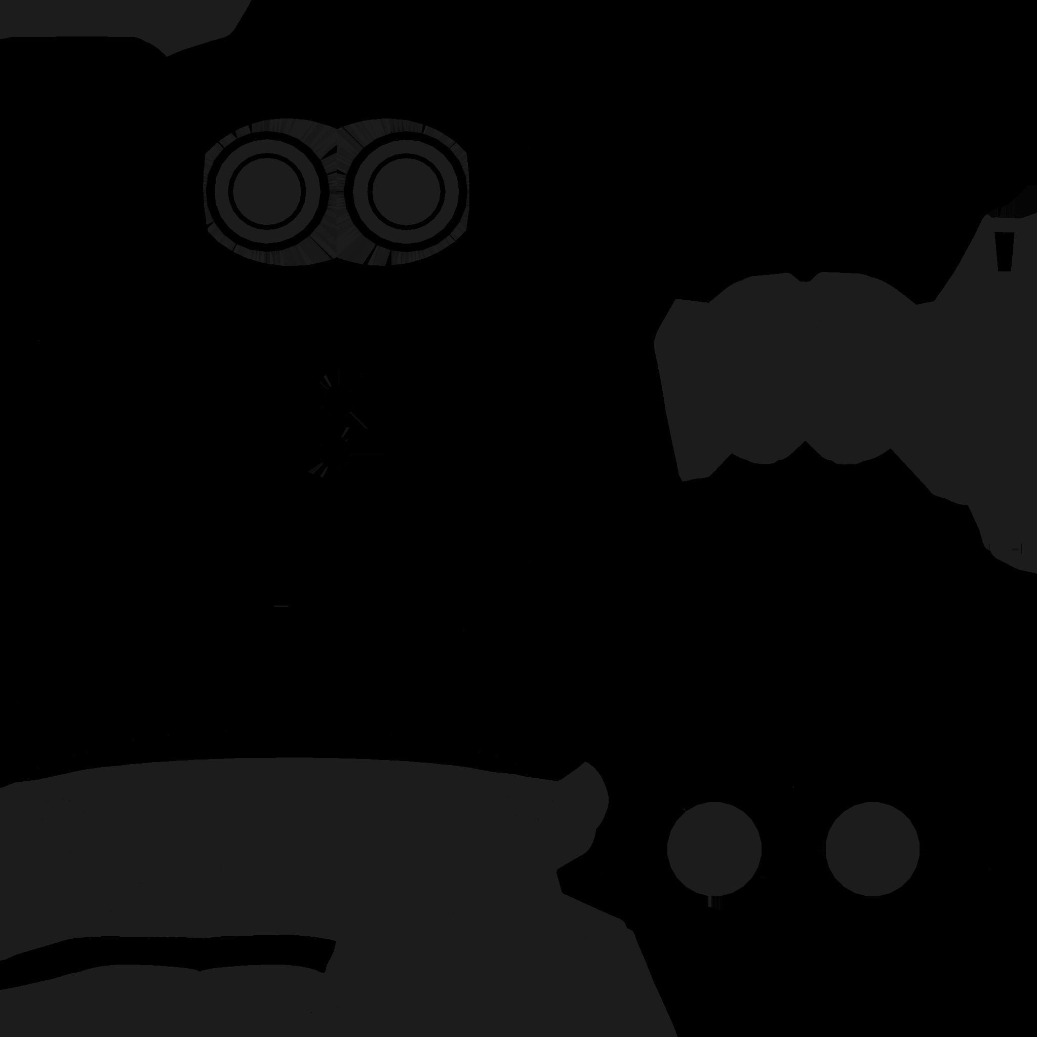 Astronaut Helmet 07 - Full Black - Character Design Fashion Low-poly 3D model_19