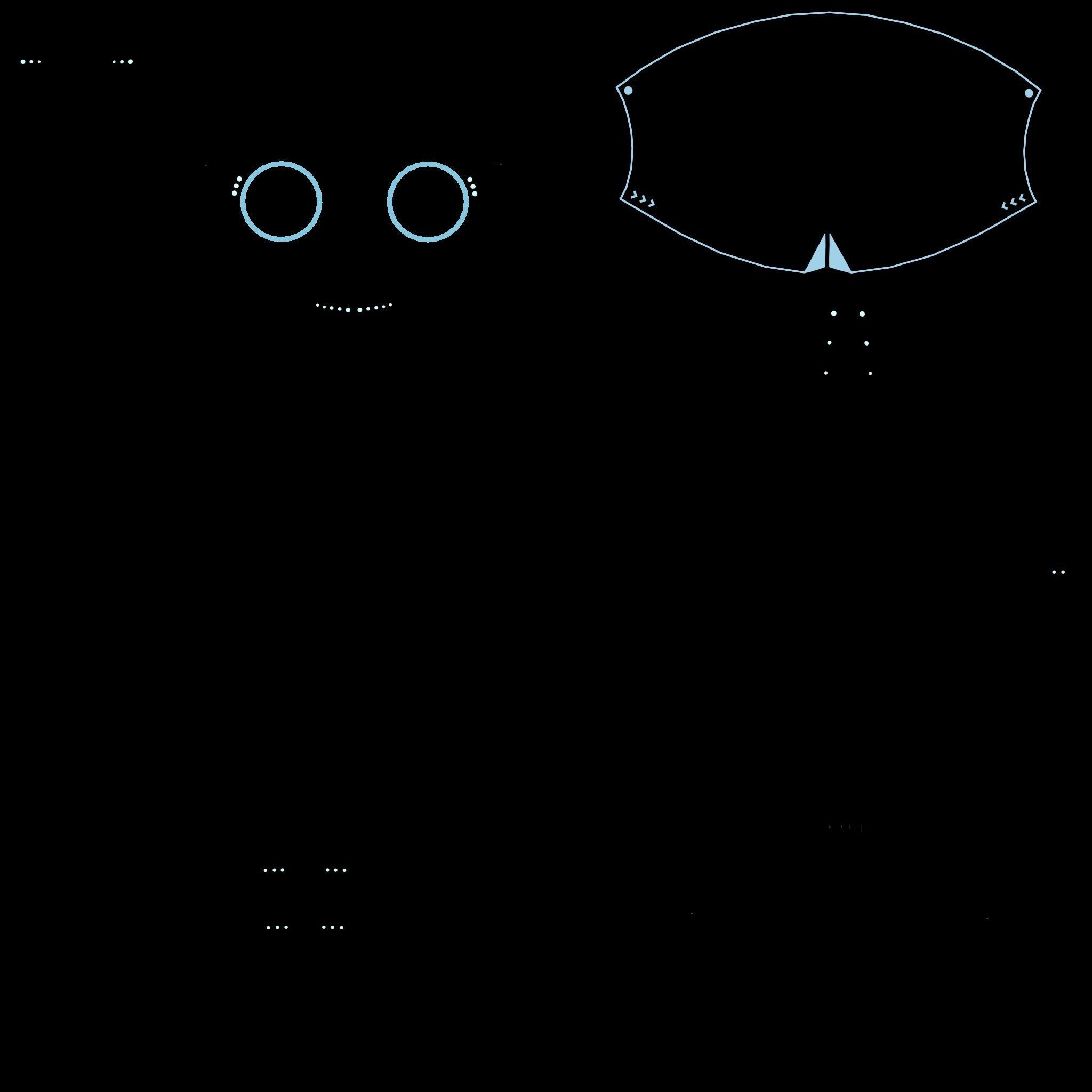 Astronaut Helmet 07 - Full Black - Character Design Fashion Low-poly 3D model_17