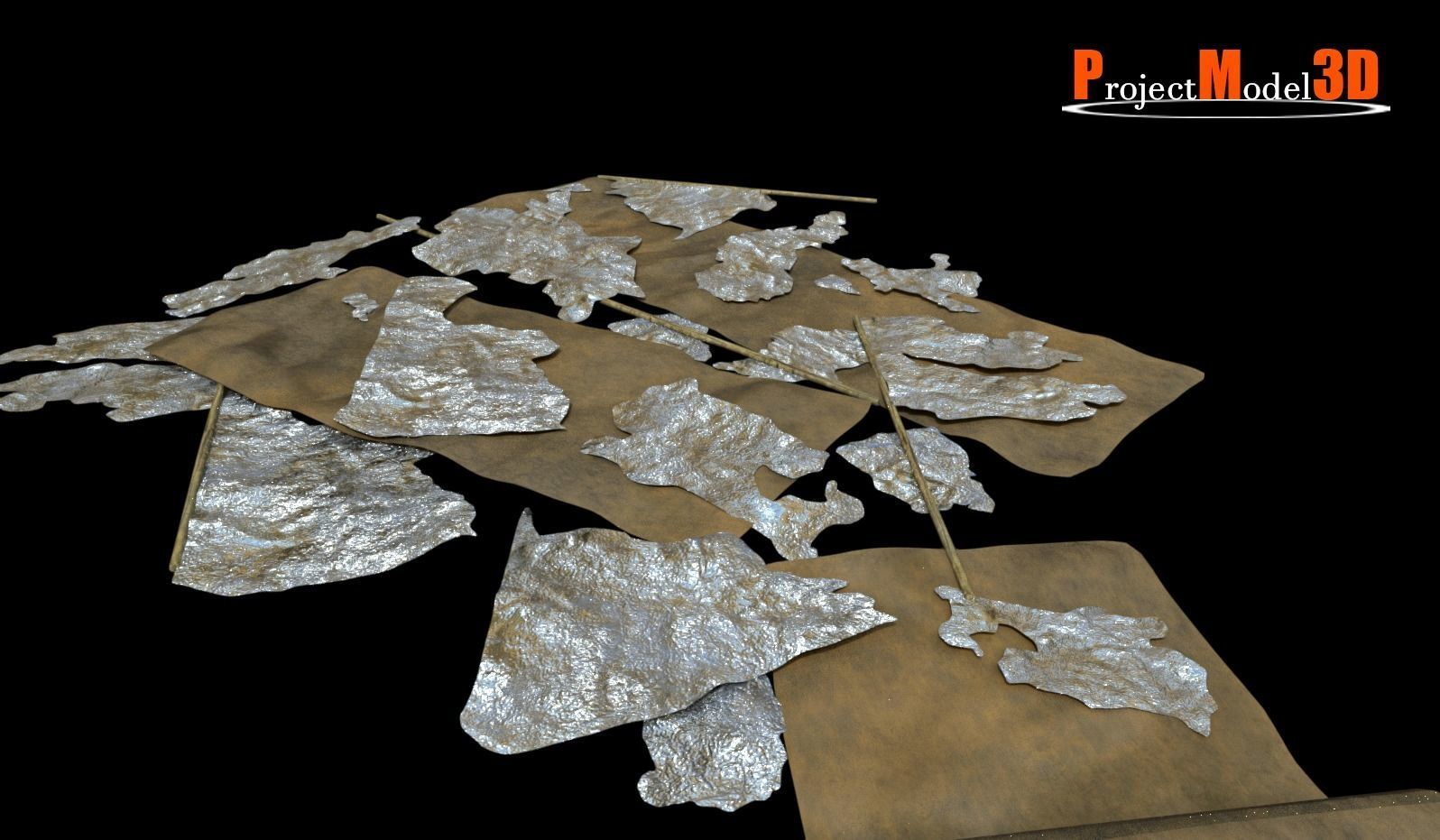 Debris Version 001 3D model_9
