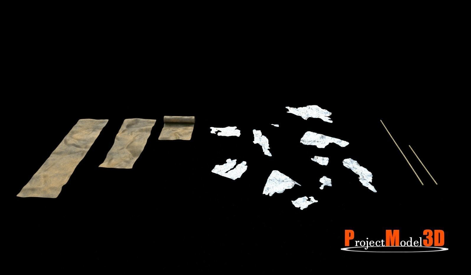 Debris Version 001 3D model_3