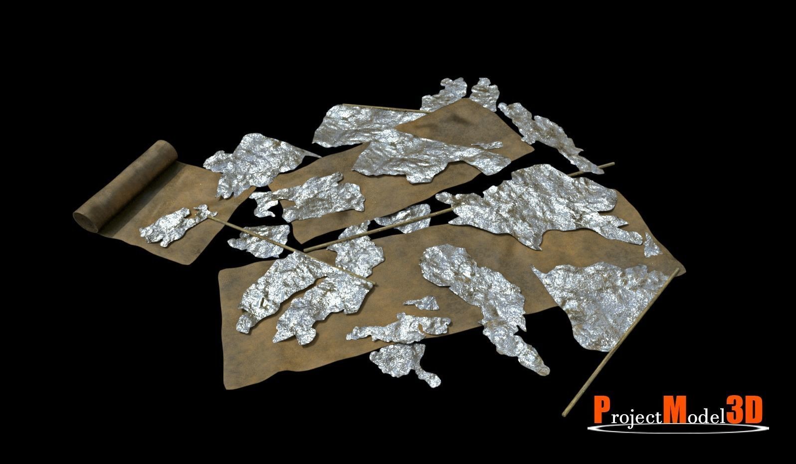 Debris Version 001 3D model_2