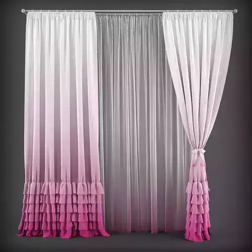 Curtain 3D model 137