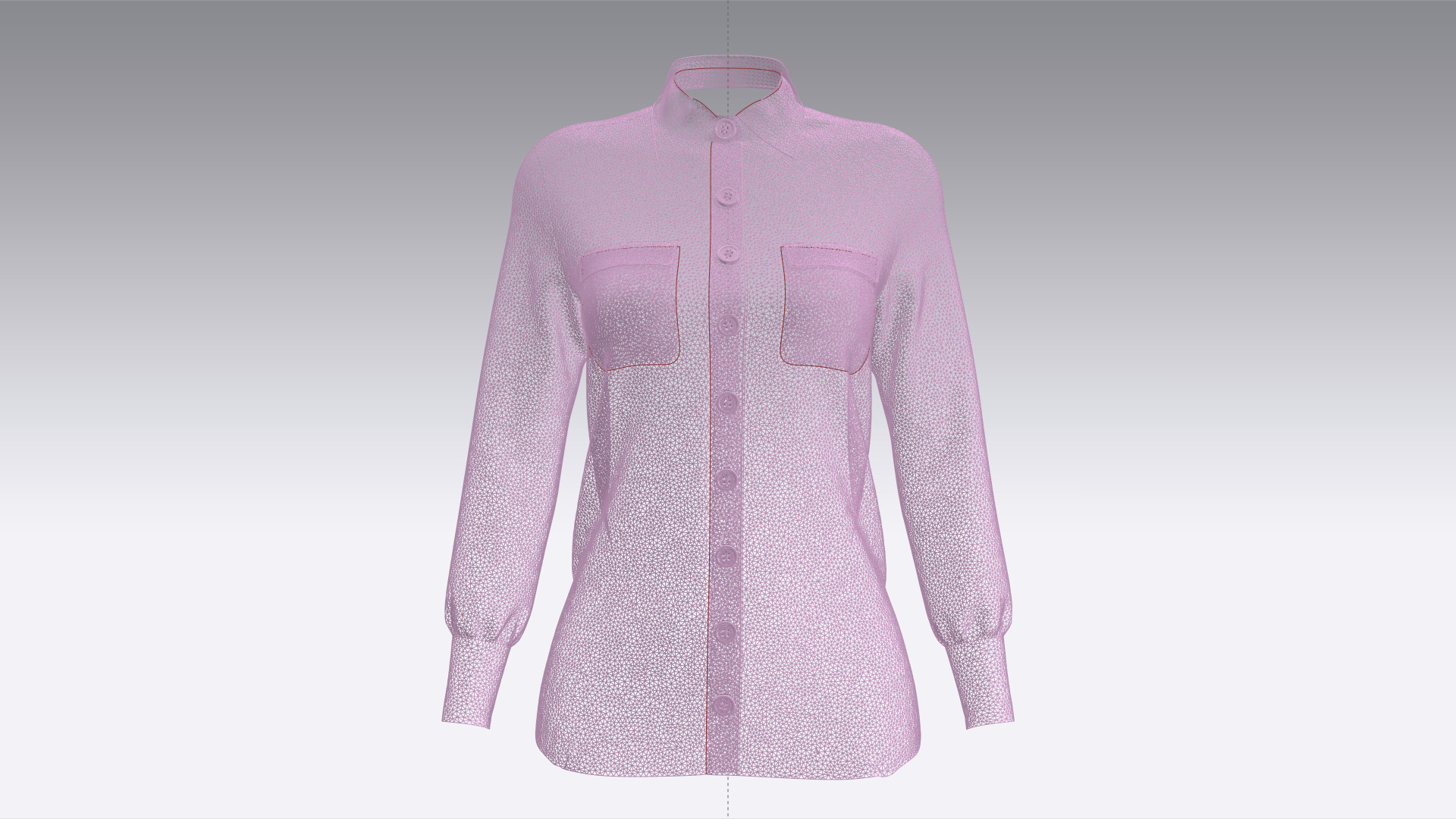 Women Long Torso-Shirt 3D model_10