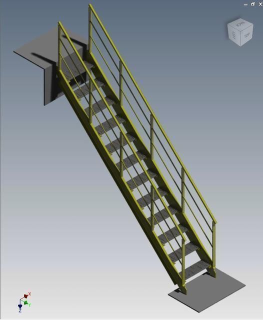 Acces Ladder Free 3D model_3