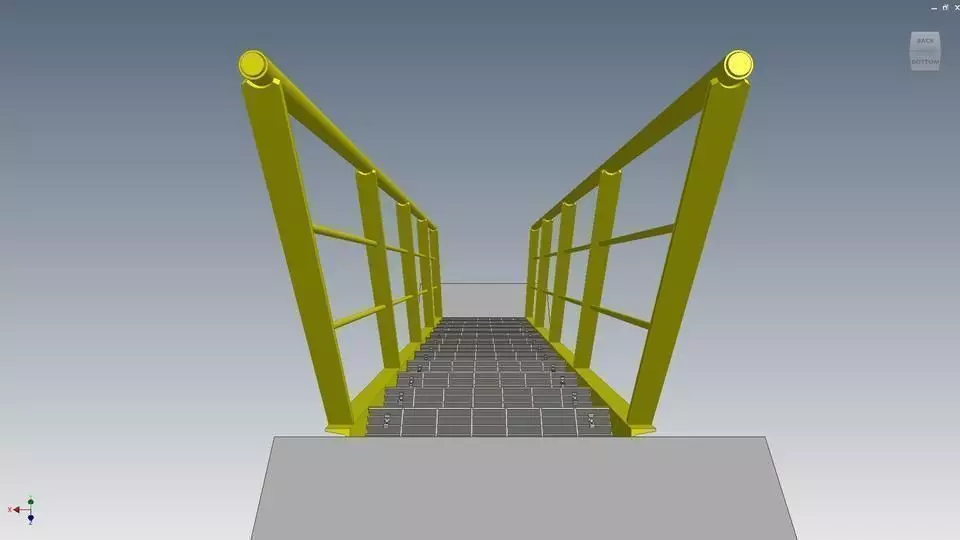 Acces Ladder Free 3D model_0