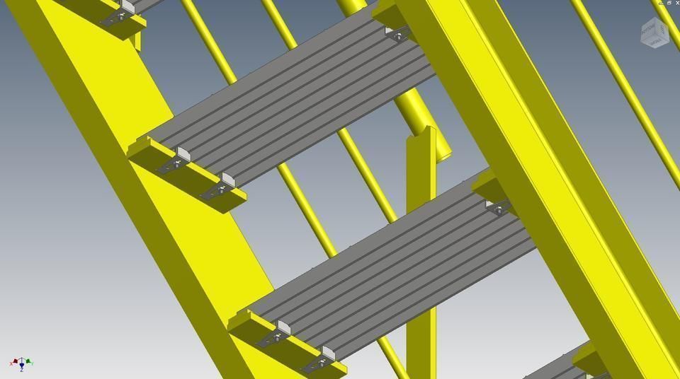 Acces Ladder Free 3D model_1