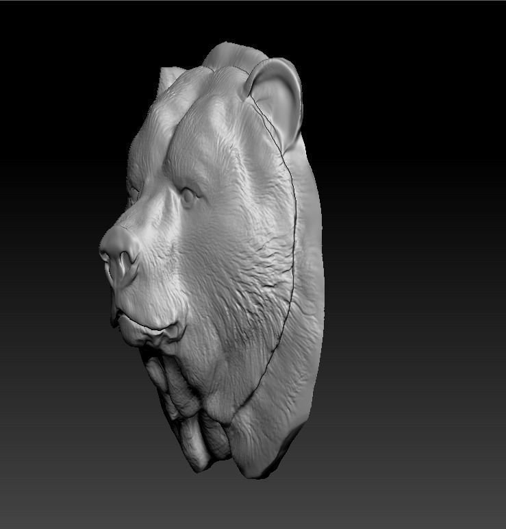 bear suspension 3D print model_1