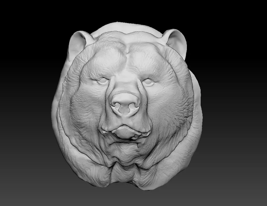 bear suspension 3D print model_0