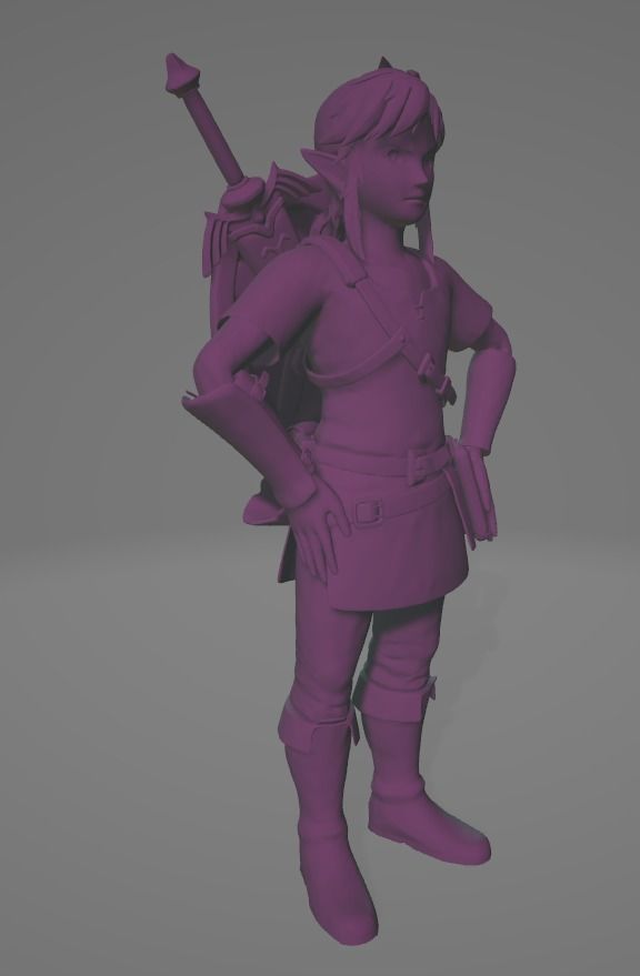 Link BOTW 3D print model_2