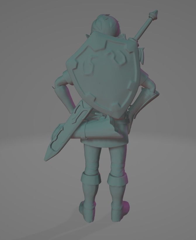 Link BOTW 3D print model_4