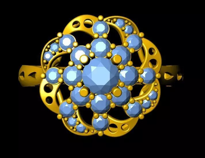 Ring 18K 3D print model