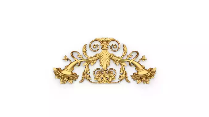 Classic decor ornament 47 3D print model
